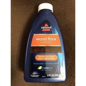 BISSELL Wood Floor Cleaner 8 Oz Crosswave  & Spinwave Lemon  Scent Pet Safe